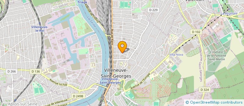localisation de l'entreprise MADAME TONUELLA VOLGA  VILLENEUVE-SAINT-GEORGES