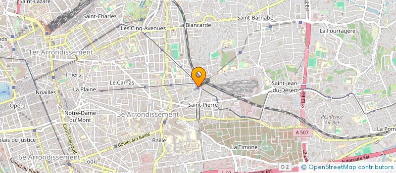 localisation de l'entreprise MADAME TONY LUCILE RACHELLO à MARSEILLE