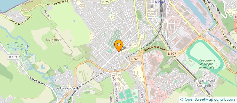 localisation de l'entreprise MADAME TONY TOUSSAINT-JOLY  DIEPPE