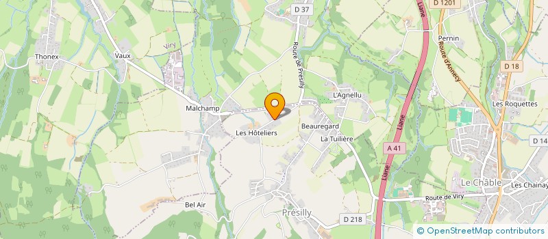 localisation de l'entreprise MADAME TORRAN DIOUBATE  PRESILLY