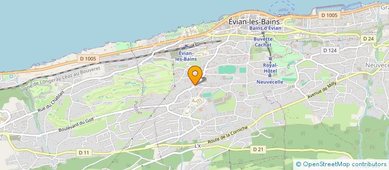 localisation de l'entreprise MADAME TORY HOMINAL  EVIAN-LES-BAINS