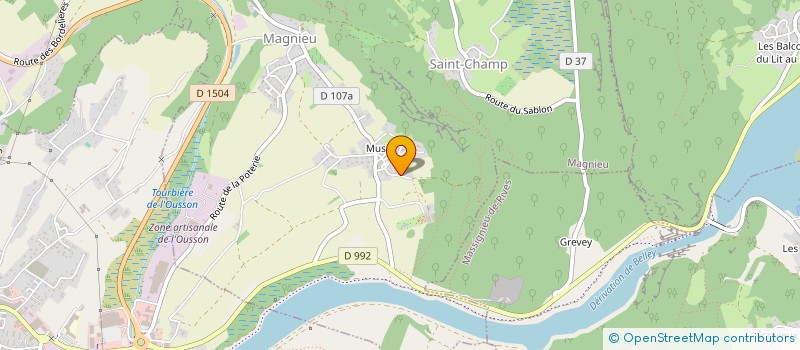 localisation de l'entreprise MADAME TOSCANE CABELLO  MAGNIEU