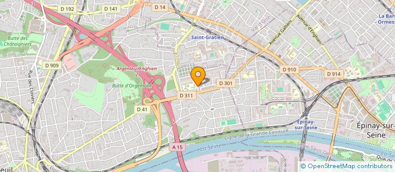 localisation de l'entreprise MADAME TOUMOUTOU BAMBA  ARGENTEUIL