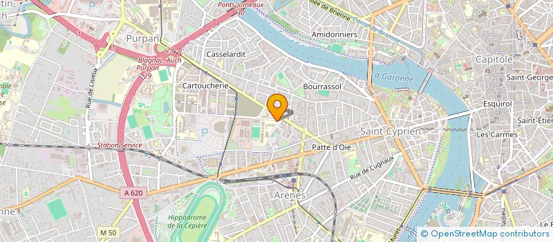 localisation de l'entreprise MADAME TOUNSIA KHICHANE à TOULOUSE