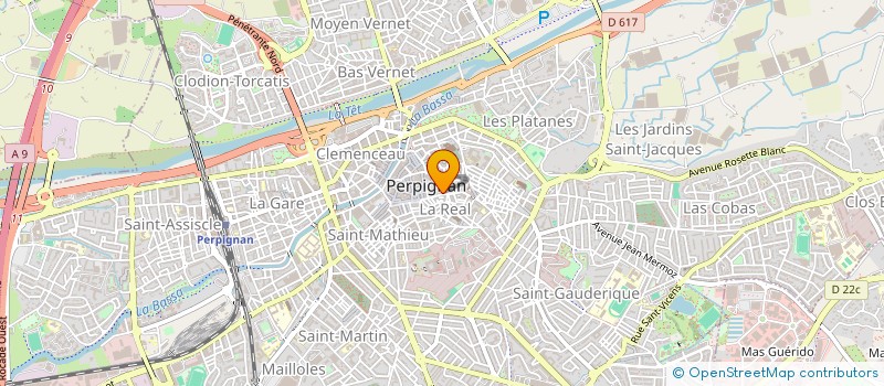 localisation de l'entreprise MADAME TOURAYA HAMMOUN  PERPIGNAN