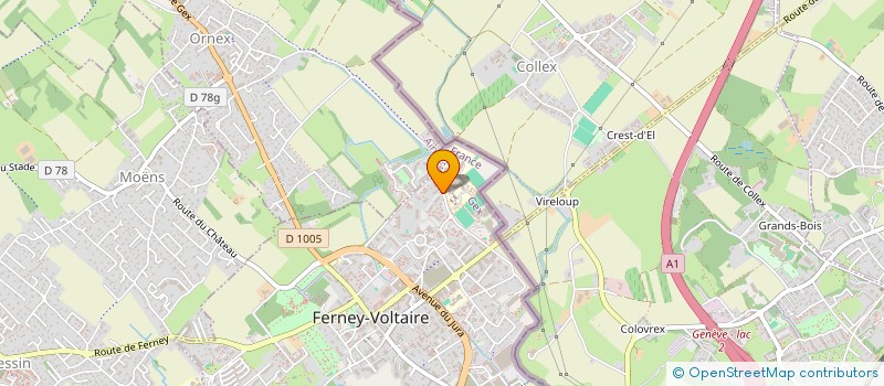 localisation de l'entreprise MADAME TOURIA BARKACHE à FERNEY-VOLTAIRE