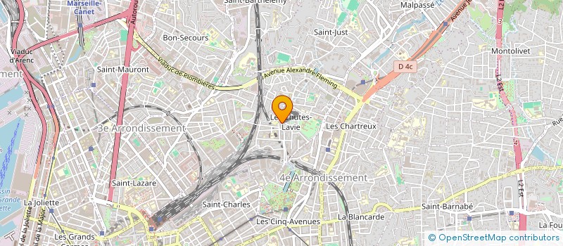 localisation de l'entreprise MADAME TOURIA BELABED à MARSEILLE