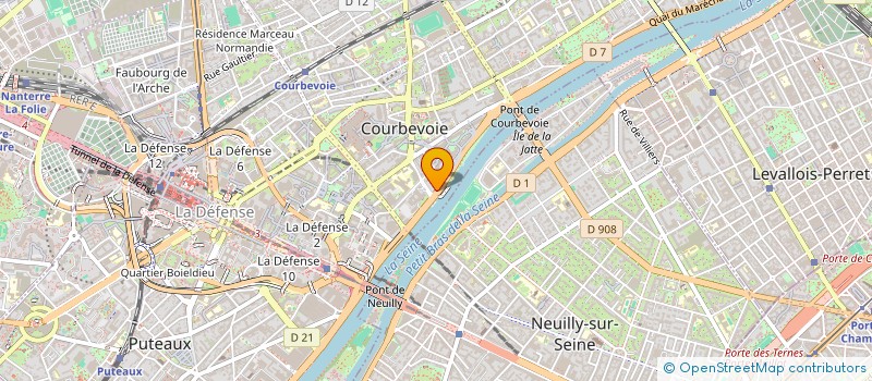 localisation de l'entreprise MADAME TOURIA FAHYM à COURBEVOIE