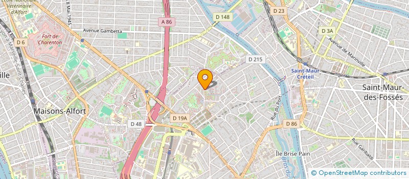 localisation de l'entreprise MADAME TOURIA KEDJAM  CRETEIL