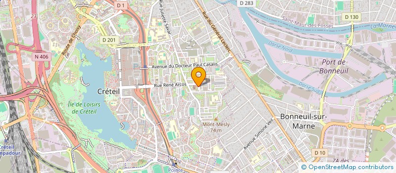 localisation de l'entreprise MADAME TOURIA L MAQAROUACH  CRETEIL