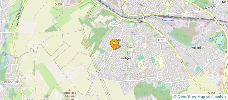 localisation de l'entreprise MADAME TOURIA LAHMER  BEAUVAIS