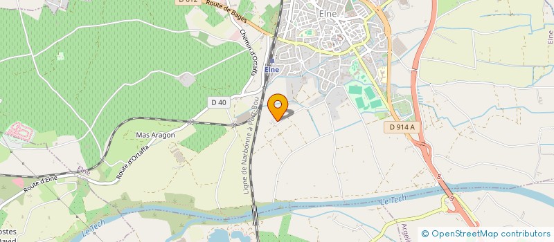 localisation de l'entreprise MADAME TOURIA LOUAH  SAINT-ESTEVE