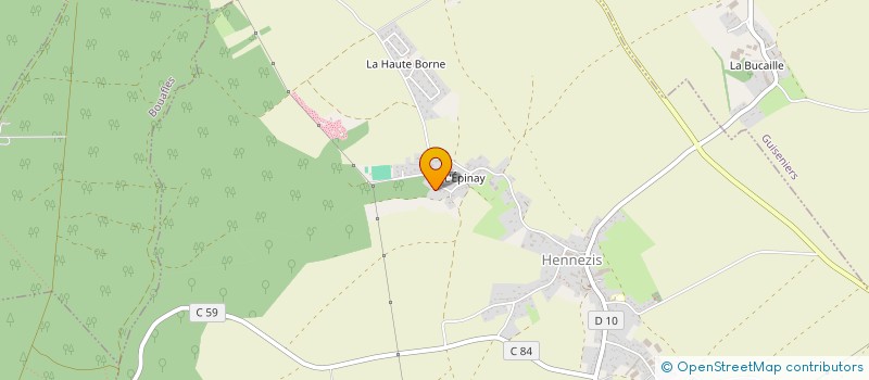 localisation de l'entreprise MADAME TOURIA MOUBAKIR  HENNEZIS