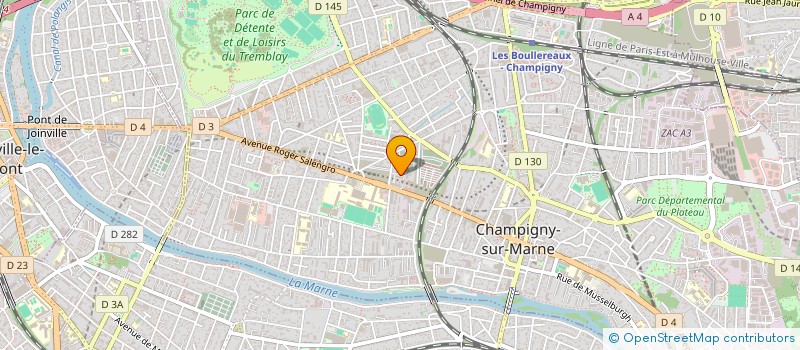 localisation de l'entreprise MADAME TOURIA NOUARI à CHAMPIGNY-SUR-MARNE
