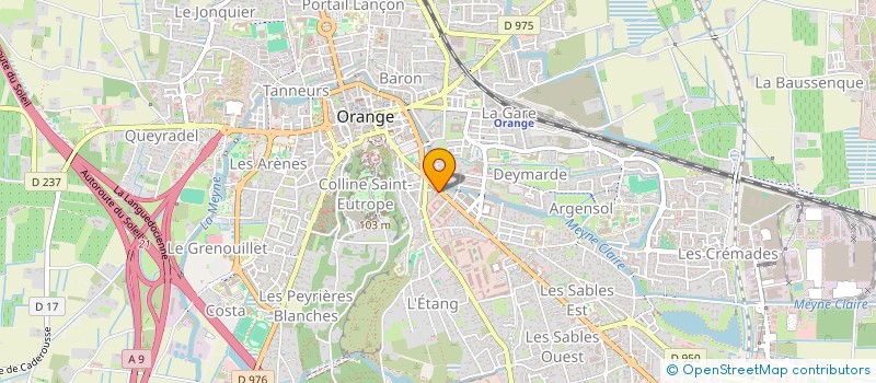 localisation de l'entreprise MADAME TOURIA OULHENDI  ORANGE