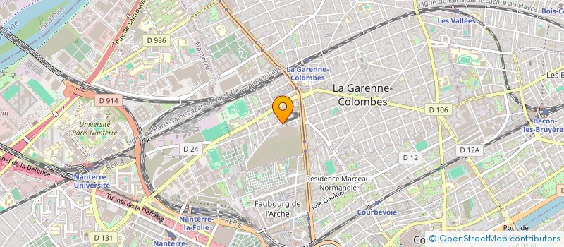 localisation de l'entreprise MADAME TOURIA WANNAS à LA GARENNE-COLOMBES