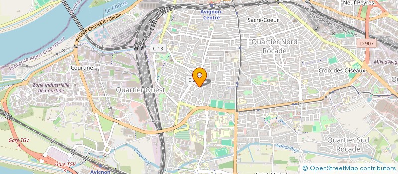 localisation de l'entreprise MADAME TOURIA YEMMOUNI  AVIGNON