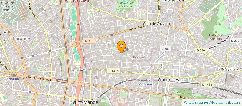 localisation de l'entreprise MADAME TOURIYA NAJAH à MONTREUIL
