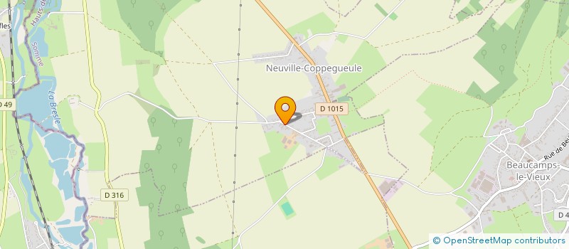 localisation de l'entreprise MADAME TOURNEUR TERNOIS  NEUVILLE-COPPEGUEULE