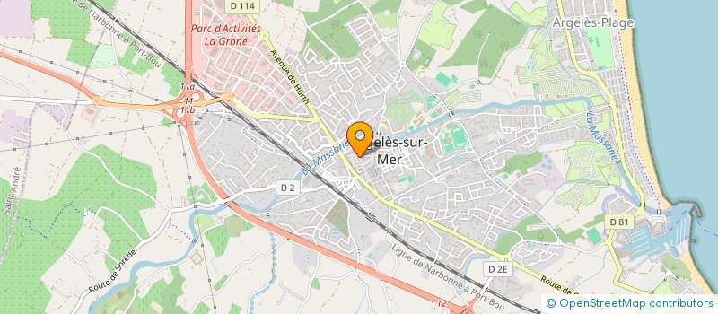 localisation de l'entreprise MADAME TOURYA EL MAHDAOUI  ARGELES-SUR-MER