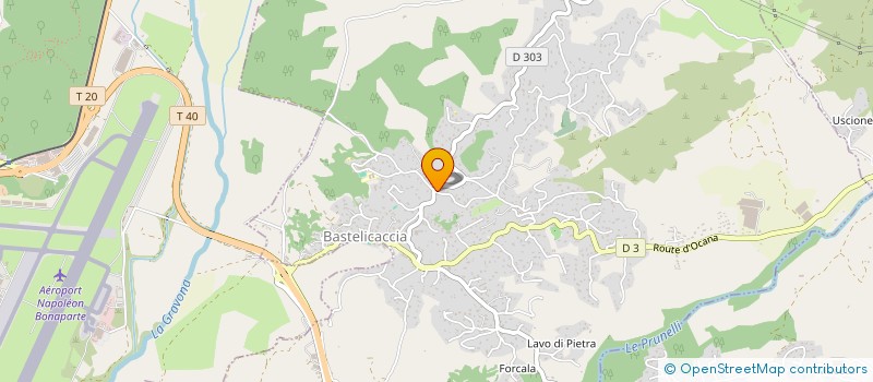 localisation de l'entreprise MADAME TOUSSAINTE BERNARDI à BASTELICACCIA