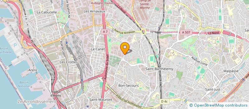 localisation de l'entreprise MADAME TOUTA NEFZAOUI à MARSEILLE