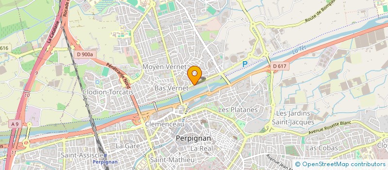 localisation de l'entreprise MADAME TOWAM PEIFFER  PERPIGNAN