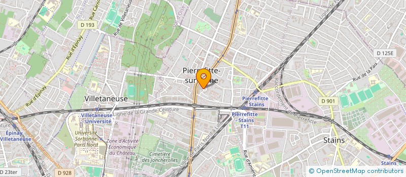 localisation de l'entreprise MADAME TOYELE NIKIEMA à PIERREFITTE-SUR-SEINE