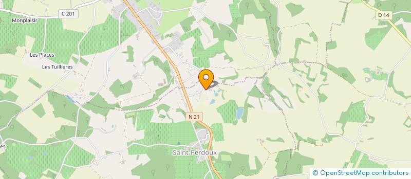 localisation de l'entreprise MADAME TRACIE RHODES  SAINT-PERDOUX