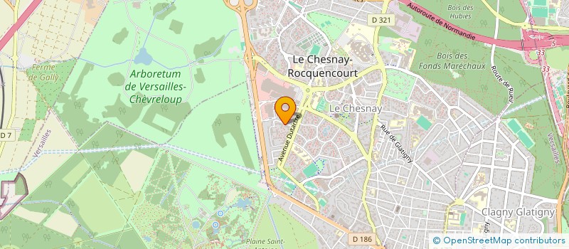 localisation de l'entreprise MADAME TRACY ABI KARAM  LE CHESNAY-ROCQUENCOURT