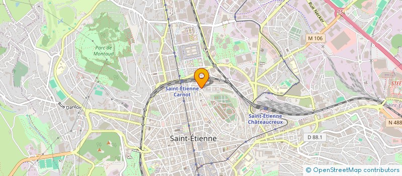 localisation de l'entreprise MADAME TRACY AMOWIE à SAINT-ETIENNE