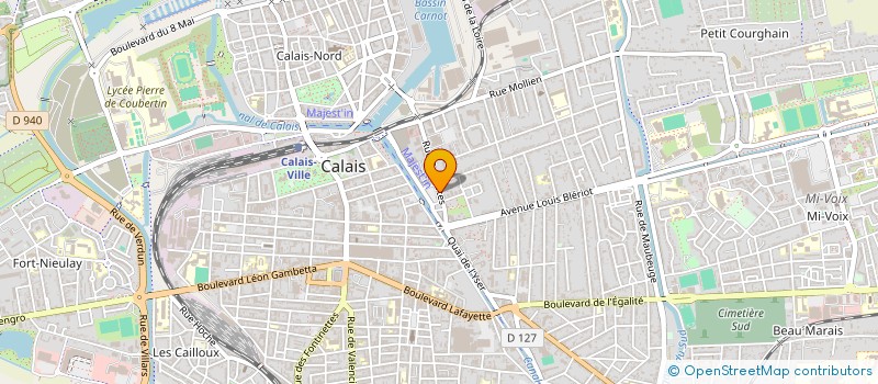 localisation de l'entreprise MADAME TRACY BODIER-BRACHET  CALAIS