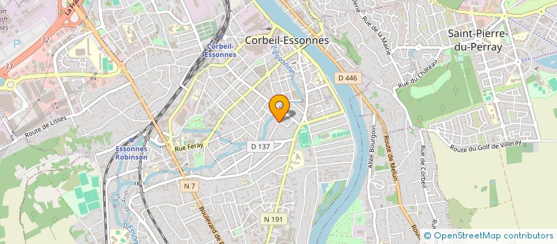 localisation de l'entreprise MADAME TRACY CESARION à CORBEIL-ESSONNES