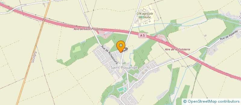 localisation de l'entreprise MADAME TRACY CHANET  SAINT-POUANGE