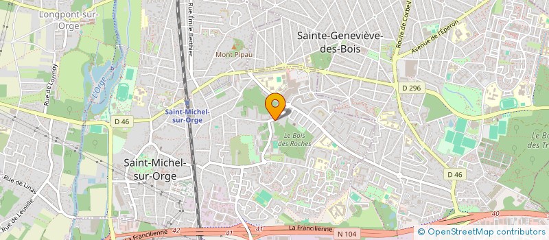 localisation de l'entreprise MADAME TRACY CORREIA  SAINT-MICHEL-SUR-ORGE