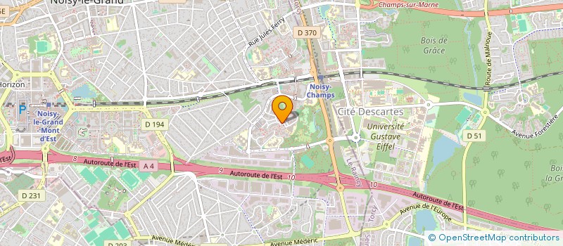 localisation de l'entreprise MADAME TRACY DOUGLAS à NOISY-LE-GRAND