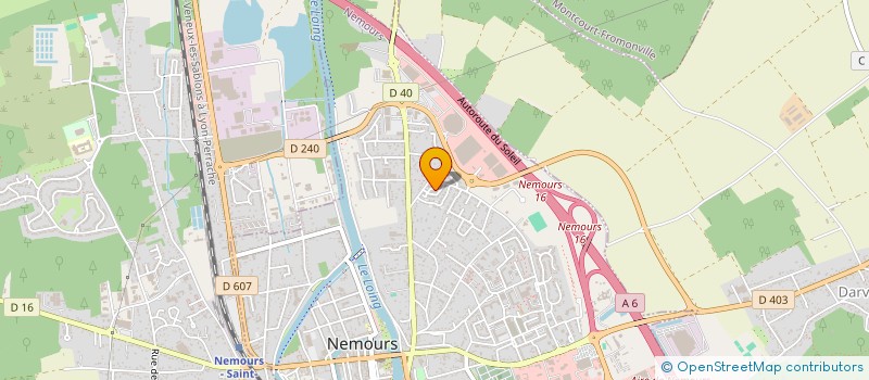 localisation de l'entreprise MADAME TRACY EBARA  NEMOURS