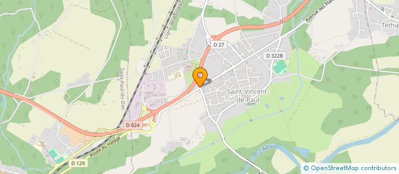 localisation de l'entreprise MADAME TRACY FLORES  SAINT-VINCENT-DE-PAUL