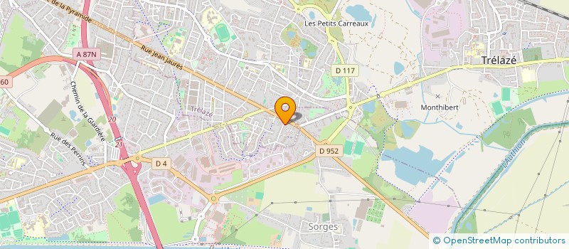 localisation de l'entreprise MADAME TRACY GAMBOA  LES GARENNES SUR LOIRE