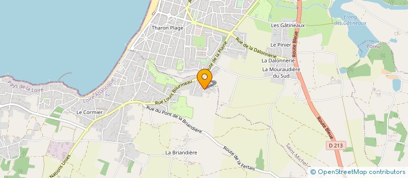 localisation de l'entreprise MADAME TRACY GERNIOUX à LA PLAINE-SUR-MER
