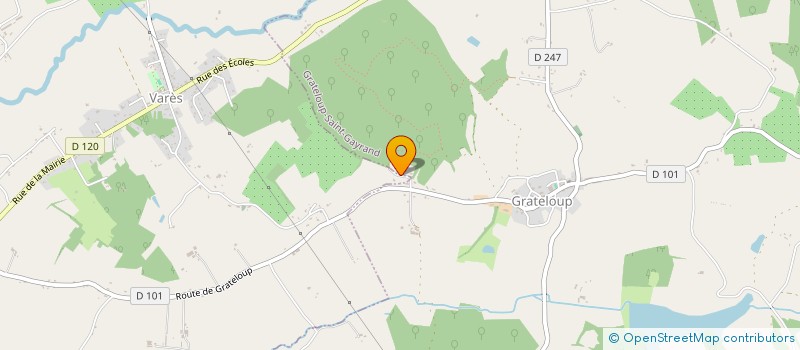 localisation de l'entreprise MADAME TRACY GURY  GRATELOUP-SAINT-GAYRAND