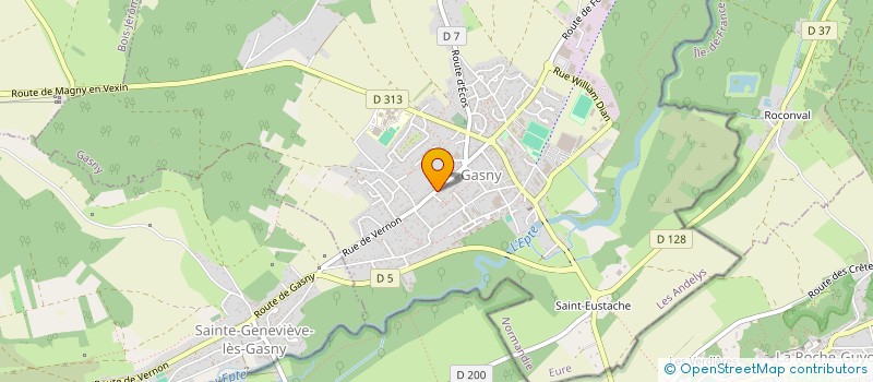 localisation de l'entreprise MADAME TRACY HERISSON  GASNY