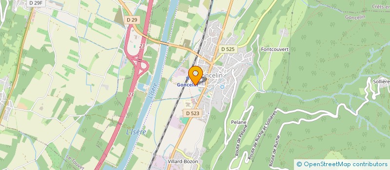 localisation de l'entreprise MADAME TRACY MOLLICONE  CRETS EN BELLEDONNE