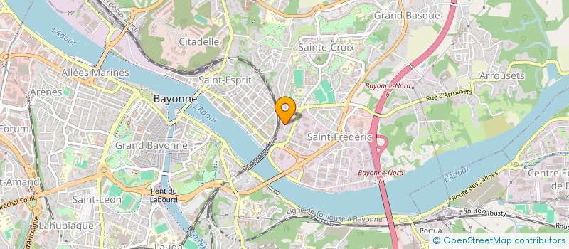 localisation de l'entreprise MADAME TRACY RIFFEL à BAYONNE