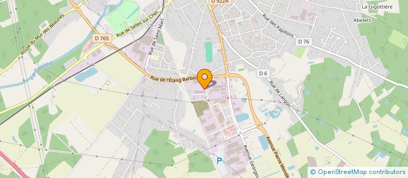 localisation de l'entreprise MADAME TRACY ROBIN  ROMORANTIN-LANTHENAY