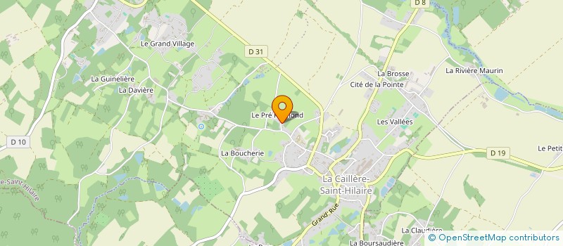 localisation de l'entreprise MADAME TRACY RUMBELL à LA CAILLERE-SAINT-HILAIRE