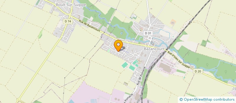 localisation de l'entreprise MADAME TRACY SAMBA  BAZANCOURT