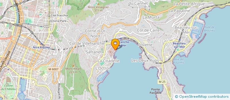 localisation de l'entreprise MADAME TRACY SUZANNE THOMAS à VILLEFRANCHE-SUR-MER