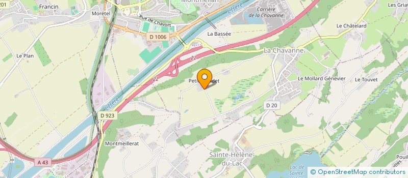 localisation de l'entreprise MADAME TRACY TAILLEMITTE  LA CHAVANNE