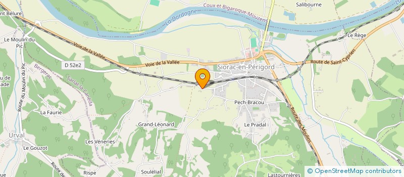 localisation de l'entreprise MADAME TRACY VINCENT  SIORAC-EN-PERIGORD